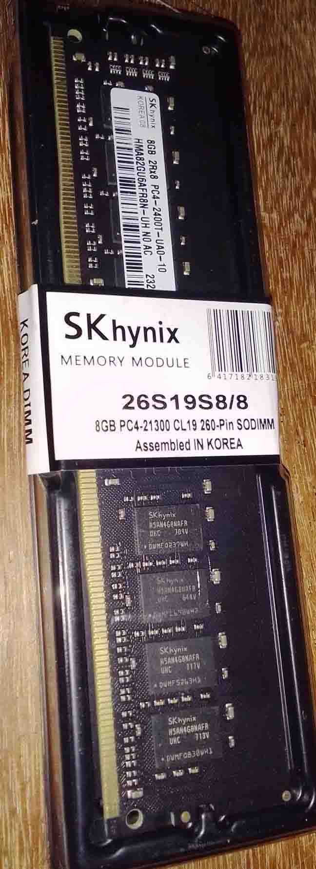8gb sk deals hynix 2133mhz
