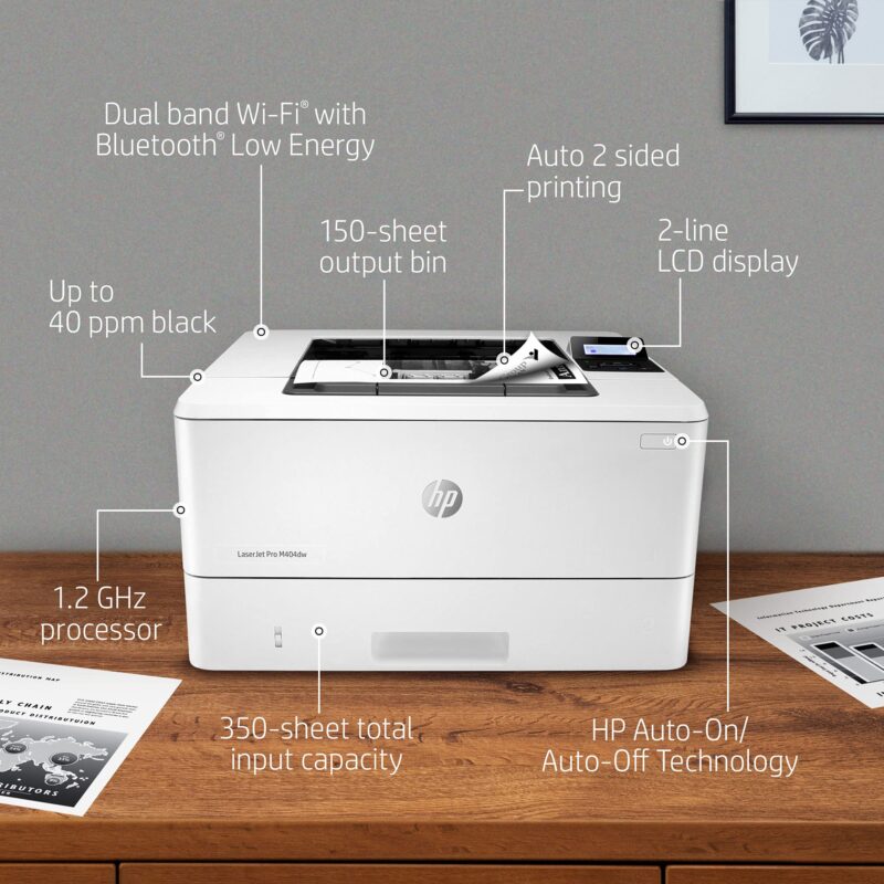 HP Laserjet pro 404dw bw printer