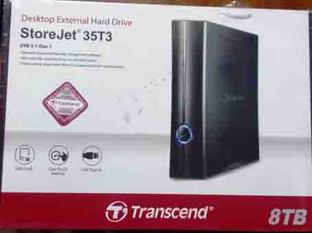 Transcend J35T3 8TB External HDD Transcend J35T3 8TB External HDD